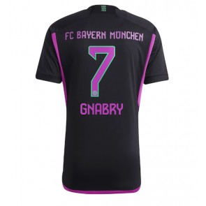 Bayern Munich Serge Gnabry #7 Venkovní Dres 2023-24 Krátký Rukáv